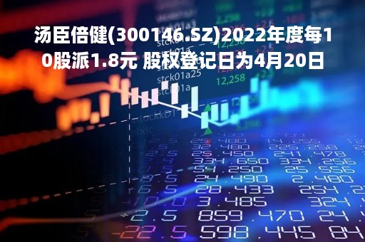 汤臣倍健(300146.SZ)2022年度每10股派1.8元 股权登记日为4月20日