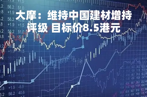 大摩：维持中国建材增持评级 目标价8.5港元