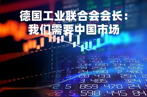 德国工业联合会会长：我们需要中国市场