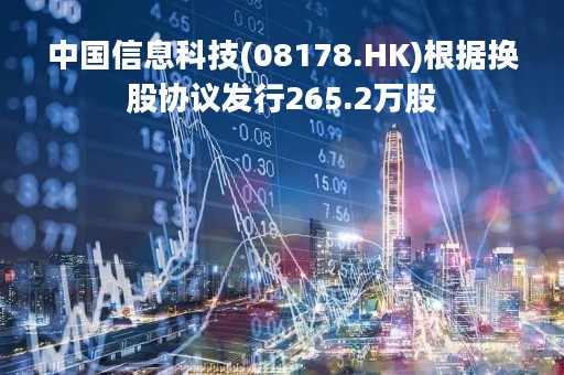 中国信息科技(08178.HK)根据换股协议发行265.2万股