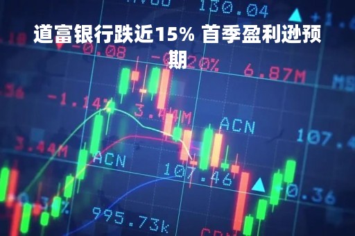 道富银行跌近15% 首季盈利逊预期