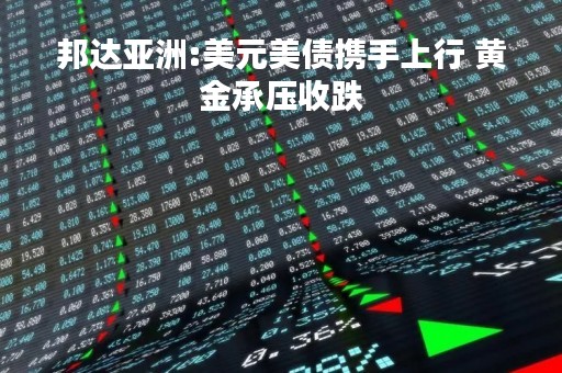 邦达亚洲:美元美债携手上行 黄金承压收跌