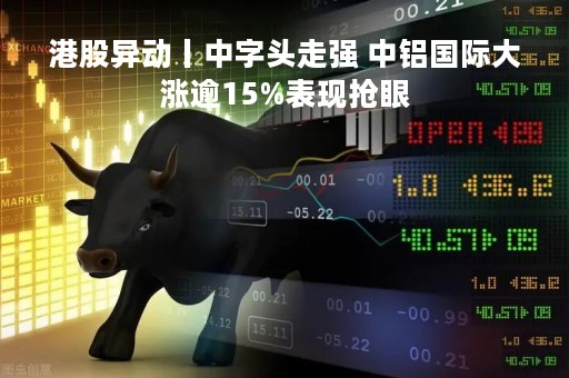 港股异动丨中字头走强 中铝国际大涨逾15%表现抢眼