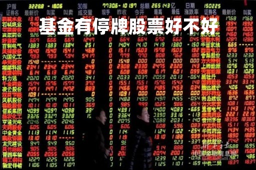 基金有停牌股票好不好「基金有停牌的股票怎么处理」
