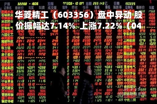 华菱精工（603356）盘中异动 股价振幅达7.14%  上涨7.22%（04-18）