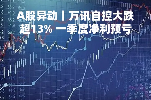 A股异动丨万讯自控大跌超13% 一季度净利预亏 同比大减124%