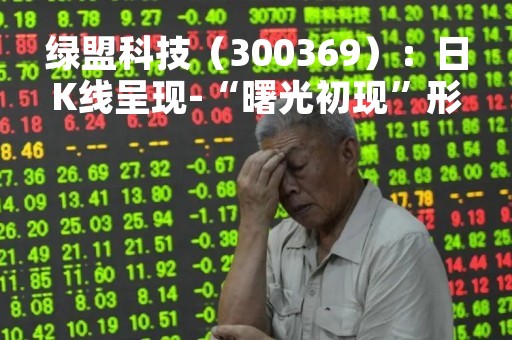绿盟科技（300369）：日K线呈现-“曙光初现”形态 后市看多（04-18）
