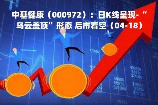 中基健康（000972）：日K线呈现-“乌云盖顶”形态 后市看空（04-18）