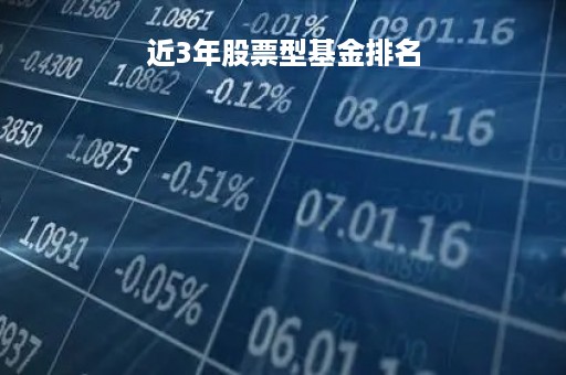 近3年股票型基金排名「近三年排名前10的股票型基金」