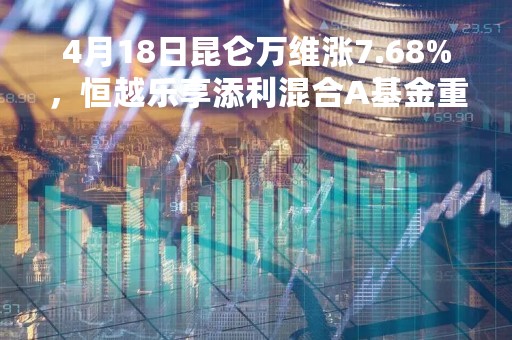 4月18日昆仑万维涨7.68%，恒越乐享添利混合A基金重仓该股
