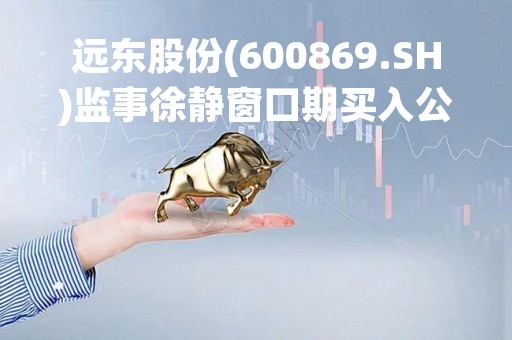 远东股份(600869.SH)监事徐静窗口期买入公司股票5000股