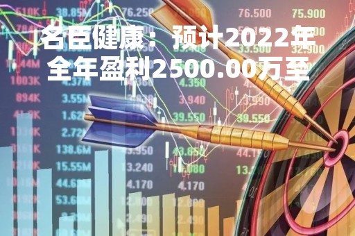 名臣健康：预计2022年全年盈利2500.00万至2700.00万 净利润同比下降81.27%至79.77%