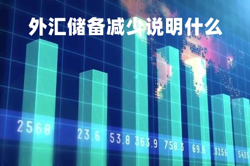 外汇储备减少说明什么「外汇储备减少说明什么原因」