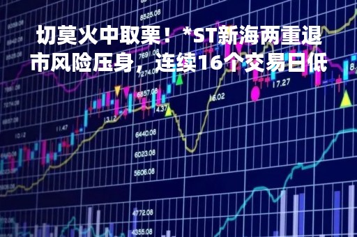 切莫火中取栗！*ST新海两重退市风险压身，连续16个交易日低于1元，实控人已减持逾5亿
