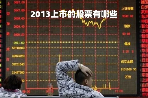 2013上市的股票有哪些「2013年a股上市公司数量」