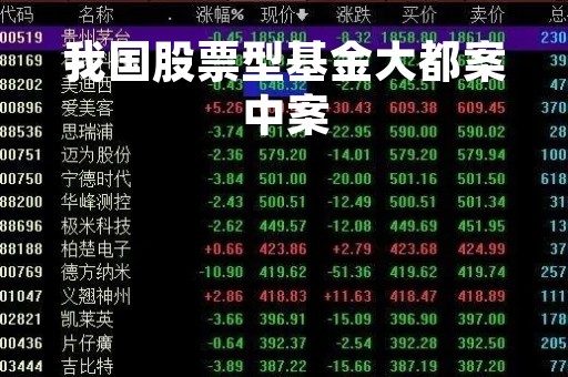 我国股票型基金大都案中案「股票型基金案例分析」