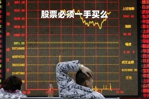 股票必须一手买么「股票必须一手买么为什么」
