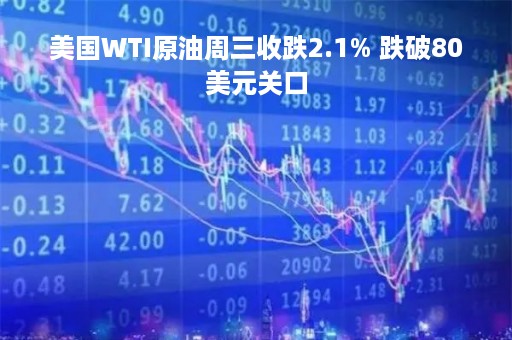 美国WTI原油周三收跌2.1% 跌破80美元关口