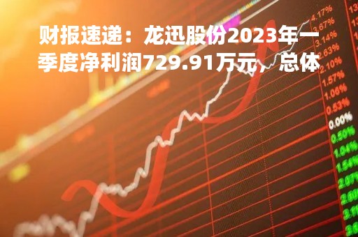 财报速递:龙迅股份2023年一季度净利润729.91万元,总体财务状况一般 财报速递:龙迅股份2023年一季度净利润729.91万元,总体财务状况一般