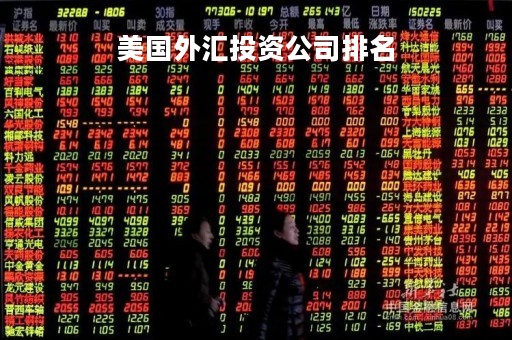 美国外汇投资公司排名「国外外汇投资平台」