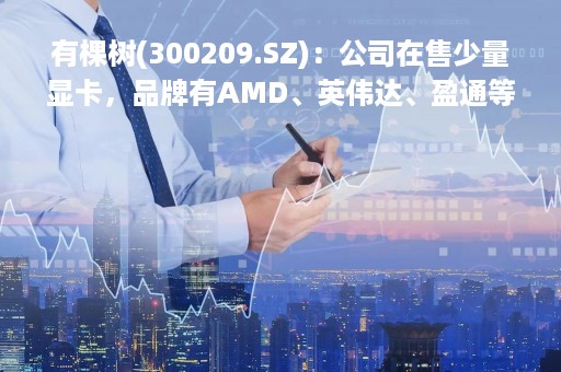 有棵树(300209.SZ):公司在售少量显卡,品牌有AMD、英伟达、盈通等 有棵树(300209.SZ):公司在售少量显卡,品牌有AMD、英伟达、盈通等