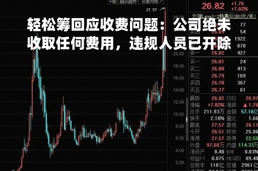 轻松筹回应收费问题：公司绝未收取任何费用，违规人员已开除