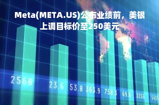 Meta(META.US)公布业绩前，美银上调目标价至250美元