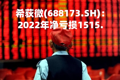 希荻微(688173.SH)：2022年净亏损1515.25万元 同比盈转亏