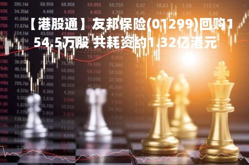【港股通】友邦保险(01299)回购154.5万股 共耗资约1.32亿港元