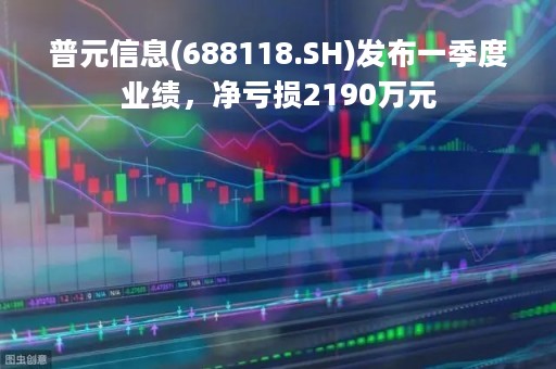 普元信息(688118.SH)发布一季度业绩,净亏损2190万元 普元信息(688118.SH)发布一季度业绩,净亏损2190万元