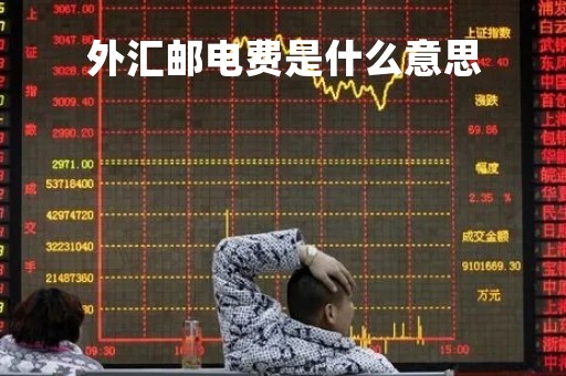 外汇邮电费是什么意思「外汇电汇手续费怎么收取的」