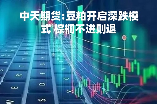 中天期货:豆粕开启深跌模式 棕榈不进则退