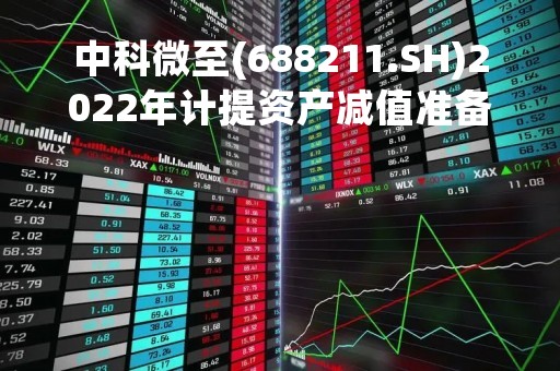中科微至(688211.SH)2022年计提资产减值准备1.65亿元