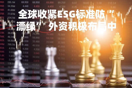全球收紧ESG标准防“漂绿” 外资积极布局中国新能源投资