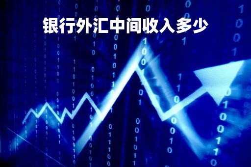 银行外汇中间收入多少「外汇银行收取多少手续费」