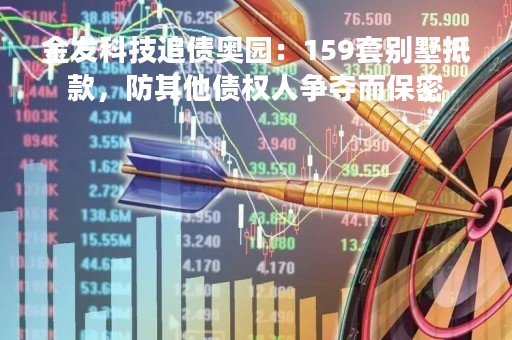 金发科技追债奥园：159套别墅抵款，防其他债权人争夺而保密