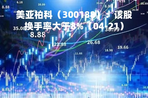 美亚柏科（300188）：该股换手率大于8%（04-21）