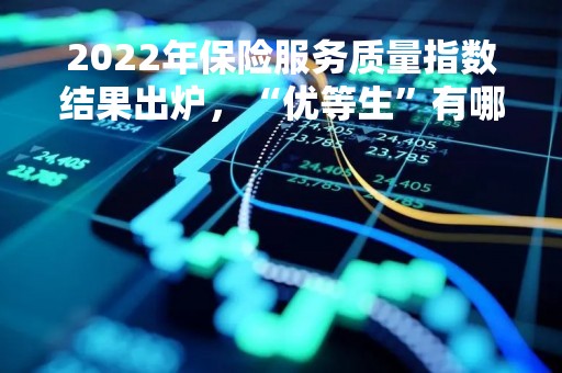 2022年保险服务质量指数结果出炉，“优等生”有哪些险企？