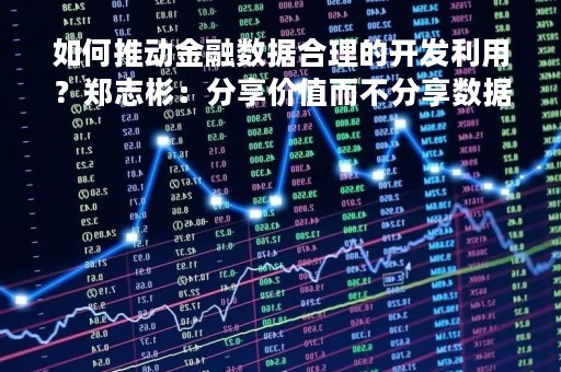 如何推动金融数据合理的开发利用？郑志彬：分享价值而不分享数据