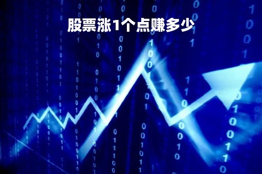 股票涨1个点赚多少「股票涨一个点卖出有多少收益」
