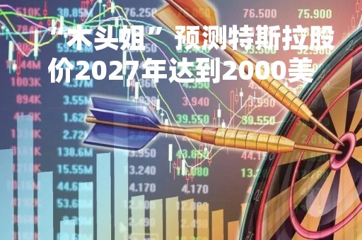 “木头姐”预测特斯拉股价2027年达到2000美元