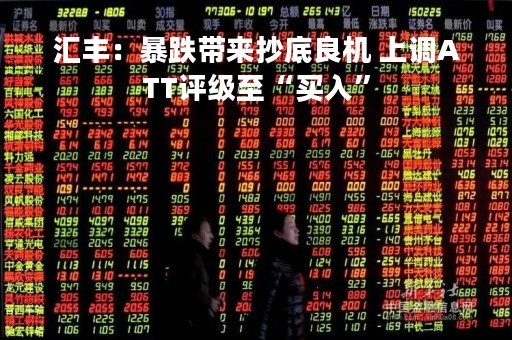 汇丰：暴跌带来抄底良机 上调ATT评级至“买入”