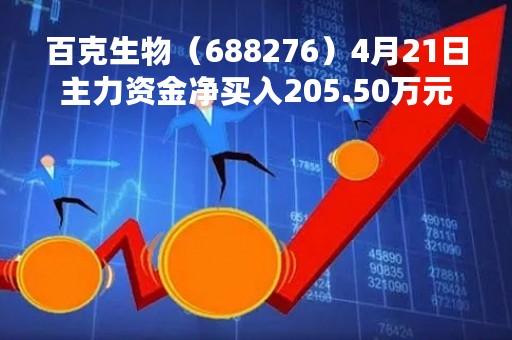 百克生物（688276）4月21日主力资金净买入205.50万元