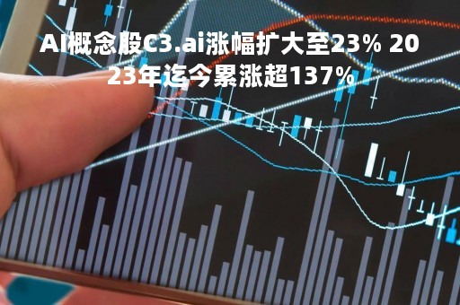 AI概念股C3.ai涨幅扩大至23% 2023年迄今累涨超137%