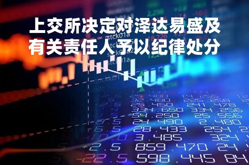 上交所决定对泽达易盛及有关责任人予以纪律处分 时任财总兼董秘遭终身禁入