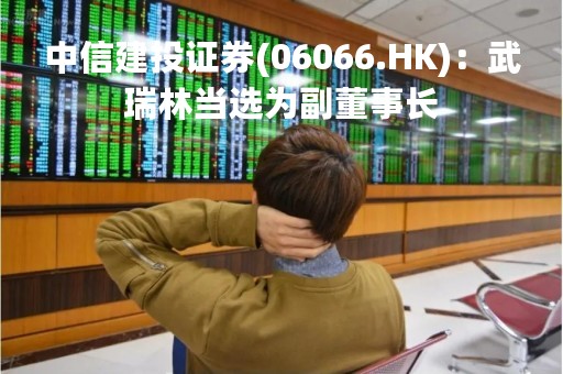 中信建投证券(06066.HK)：武瑞林当选为副董事长
