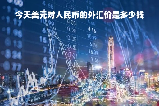 今天美元对人民币的外汇价是多少钱「今天美元对人民币的汇率是多少钱」
