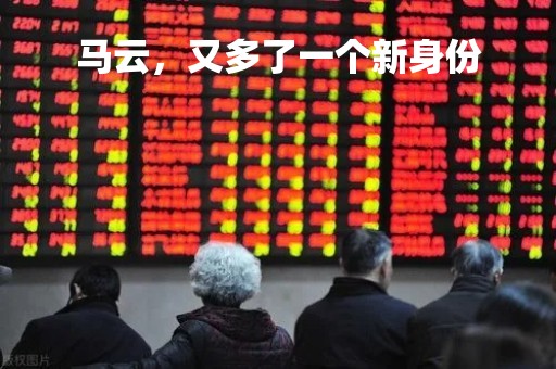 马云，又多了一个新身份