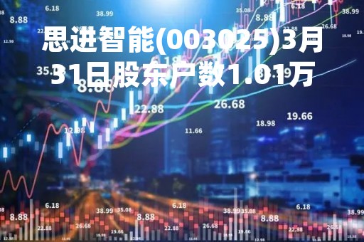 思进智能(003025)3月31日股东户数1.01万户，较上期减少29.07%