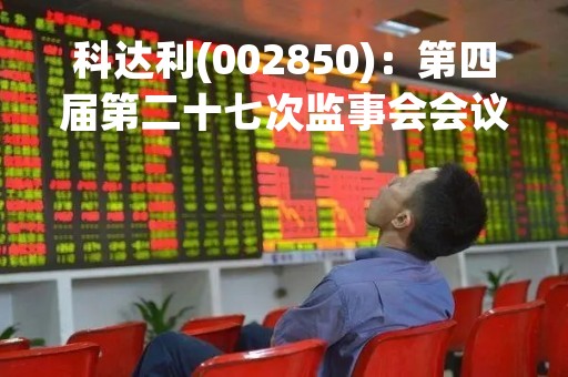科达利(002850)：第四届第二十七次监事会会议决议，审议关于开展应收款项保理业务的议案
